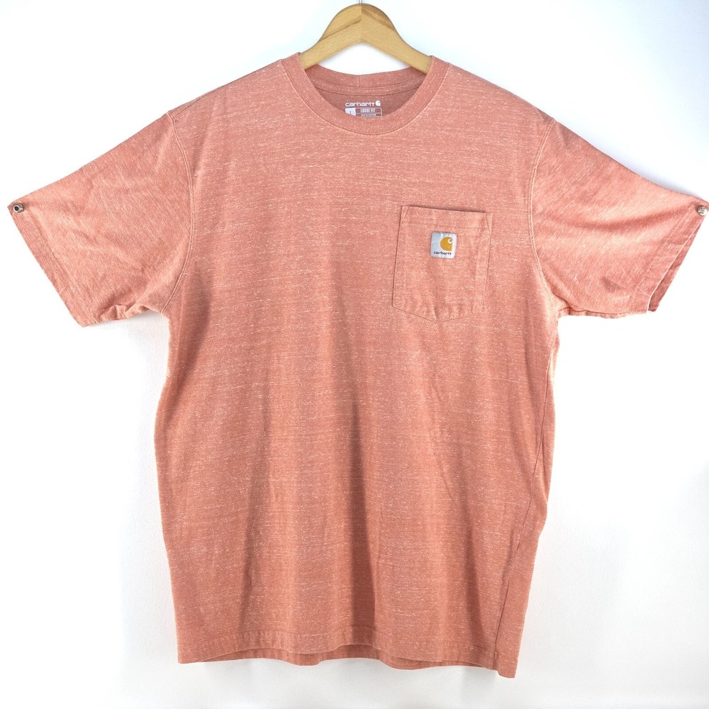Carhartt K87 T Shirt Men LARGE Gorpcore Dad Workwear Outdoor Cabincore Preppy